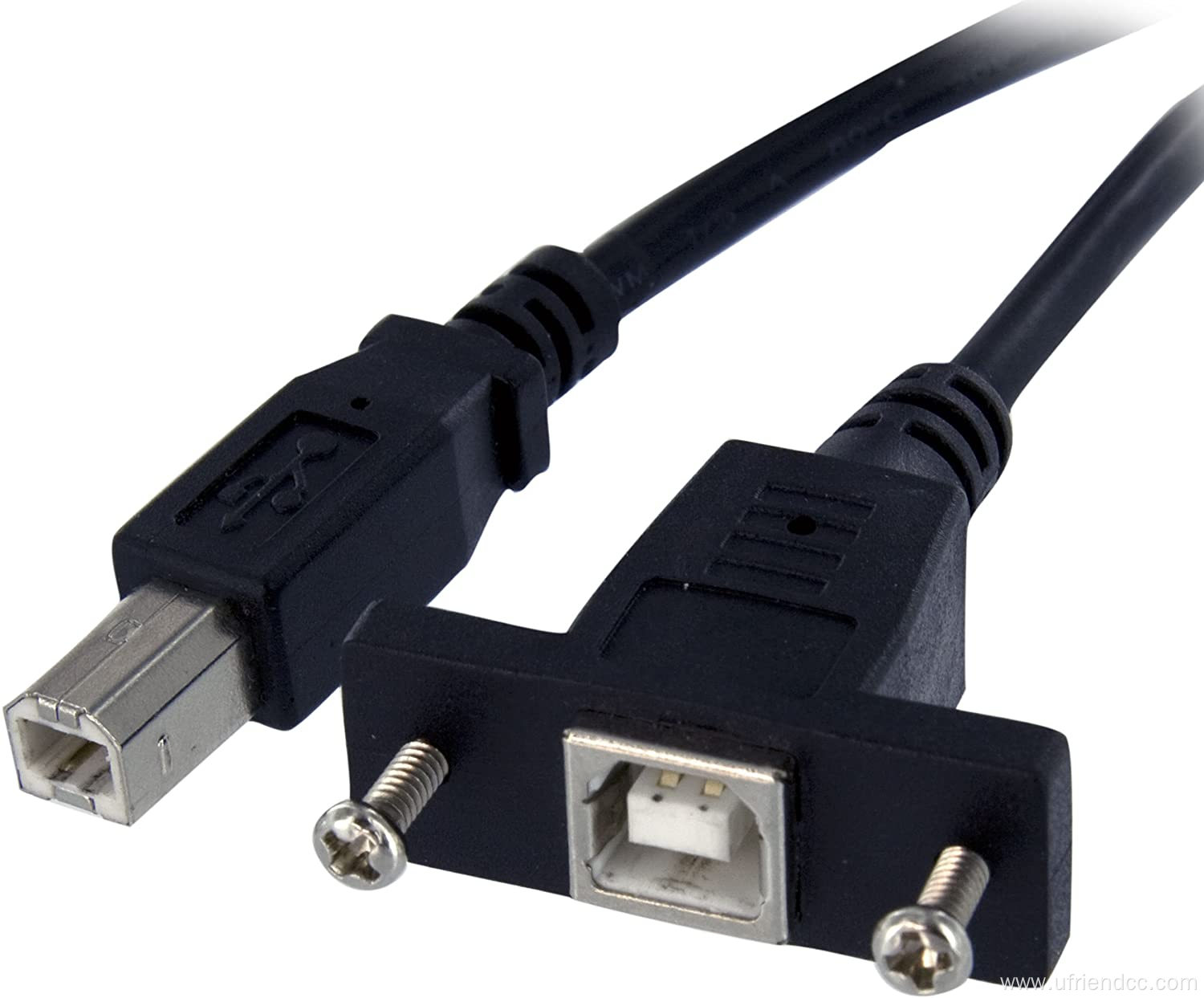 Panel Mount USB Cable Printer Short Extension Cable