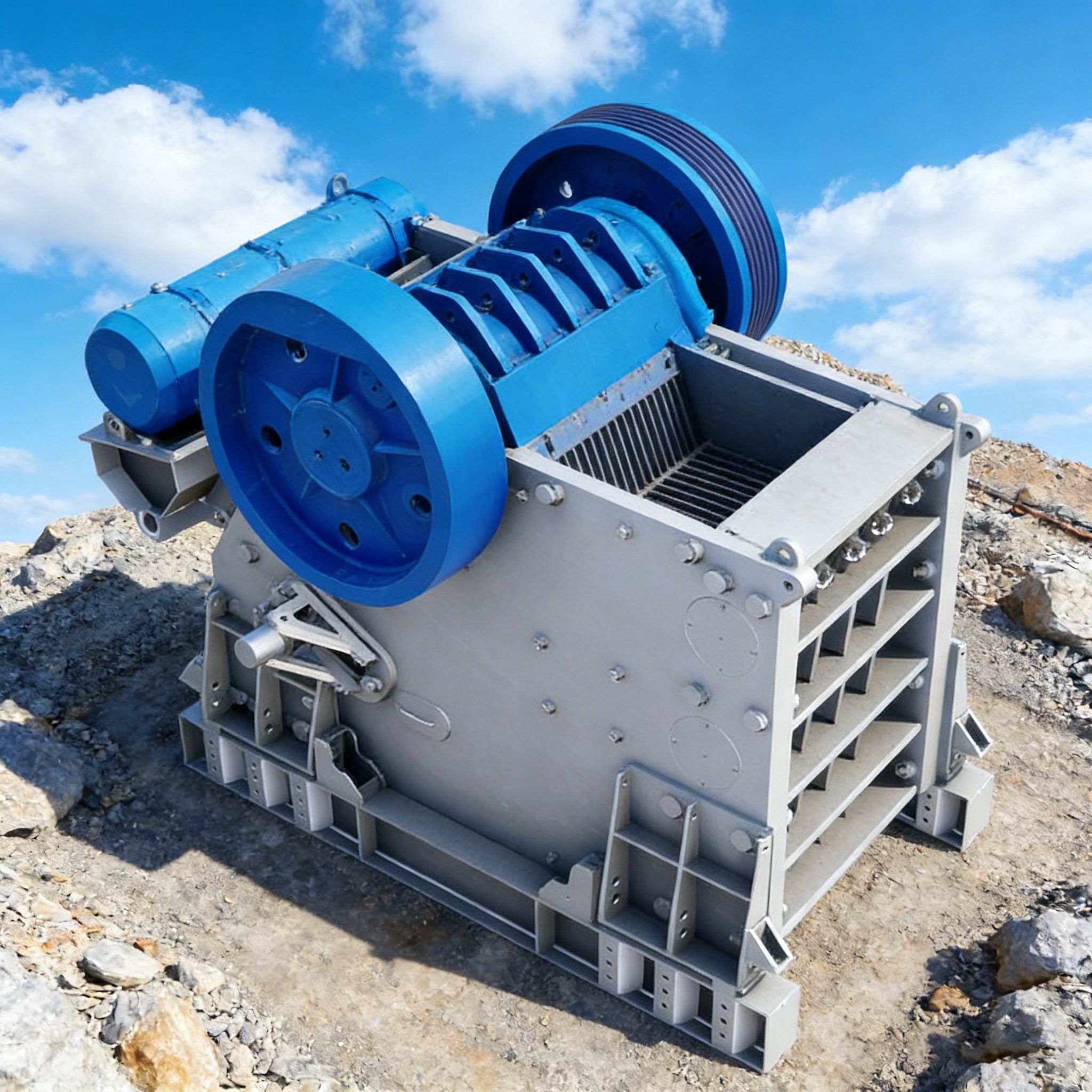 Diesel Engine Jaw Crusher