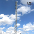 Solução eficiente de torre de comunicação de três tubos