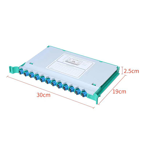 Integrated fiber optic tray