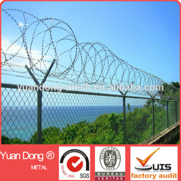 Razor blade wire prison fence / Concertina razor wire fence