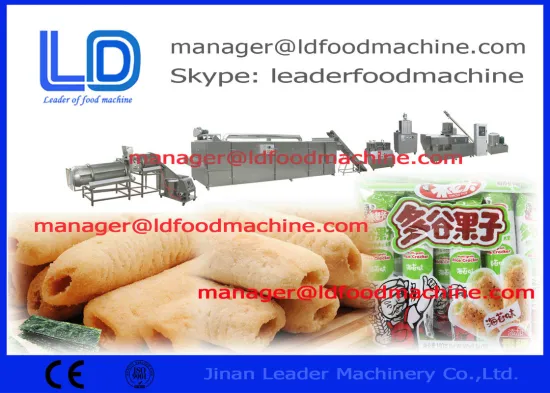 Extruder Food Inflating Snacks Making Machines / Food Processing Machinery