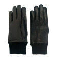 Ladies Leather Gloves With Knitting Cuff