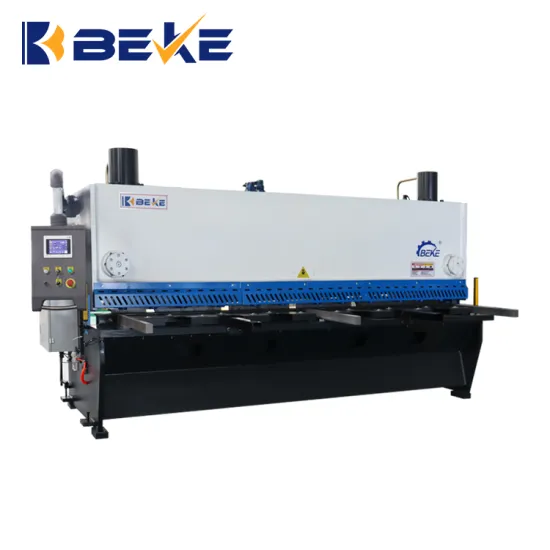 BEKE 380V 50HZ QC11K 8x3200 P40T CNC Hydraulic Guillotine Shear Machine for Sheet Metal Cutting