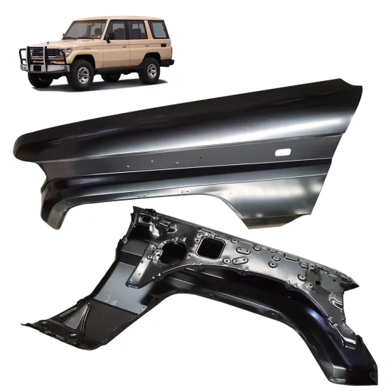 Auto Body Panel Replacement - Car Steel Front Fender Wings for Land Cruiser LC77 RJ77
