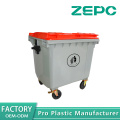 Grande poubelle mobile à quatre roues 1100L