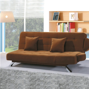 Sleeper dobrável tecido futon Loveseat sofá-cama