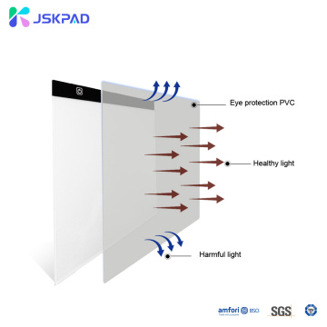 Animação JSKPAD Ultra Thin A3 LED para Prancheta de Desenho