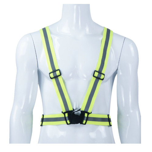 Hi Vis เข็มขัดนิรภัยแบบสะท้อนแสง Safety Sash