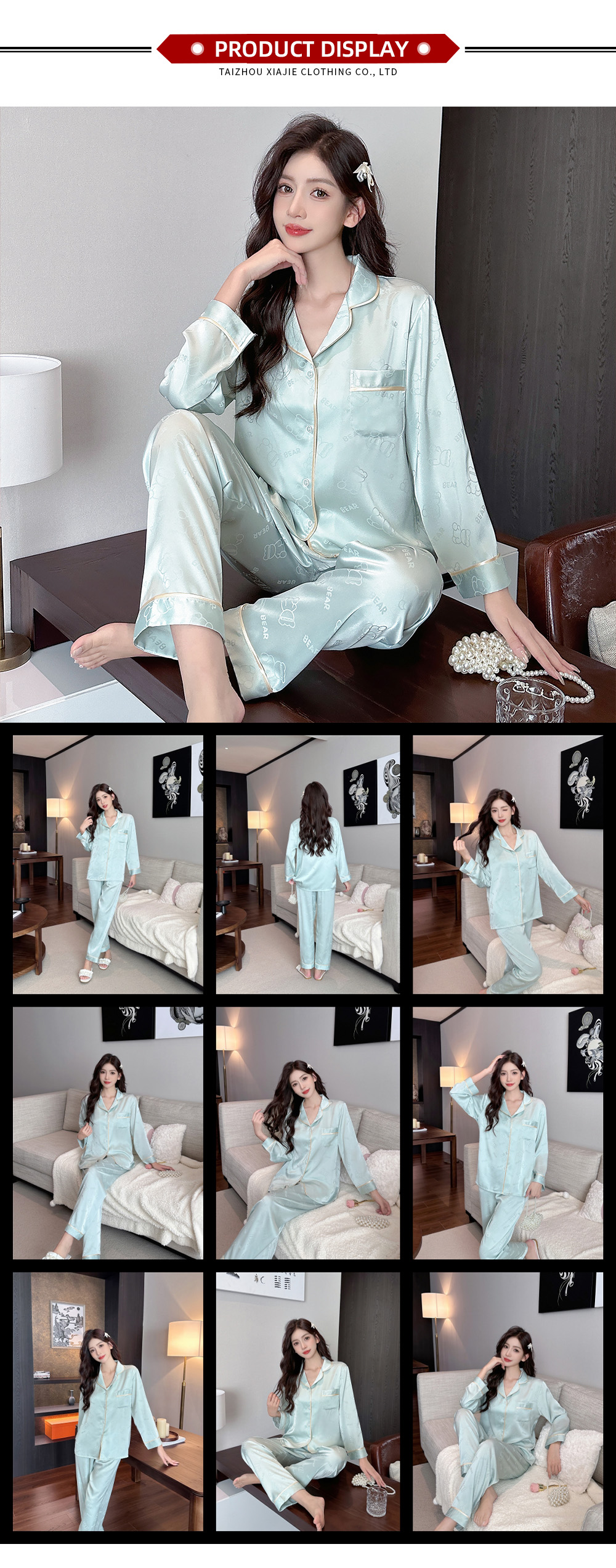 Long-sleeve Pajama Set2-28-X