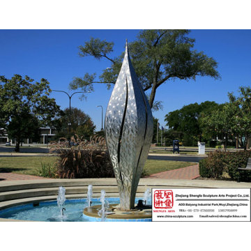 Customer Contemporary Stainless Steel Sculpture