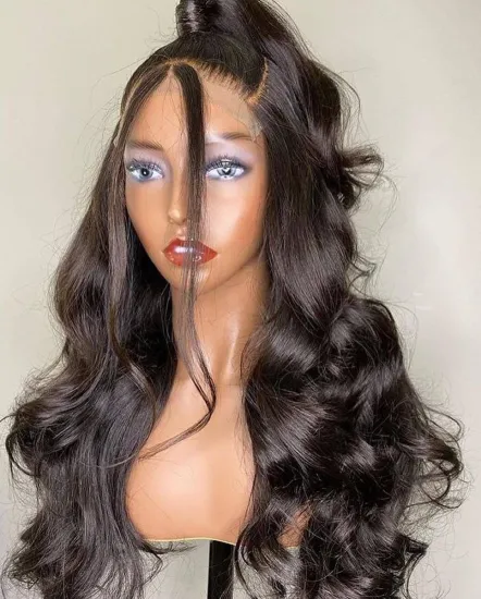 Vendor Stock 13X6 Hd Transparent Swiss Lace Wigs Human Hair Lace Front Wig Vendor Brazilian Virgin Natural Human Hair Wigs