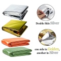 Selimut Darurat Hijau dengan Lapisan Reflektif Aluminium Foil
