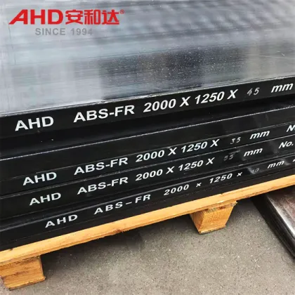 Flame Retardant ABS Sheet Black FR ABS 35mm