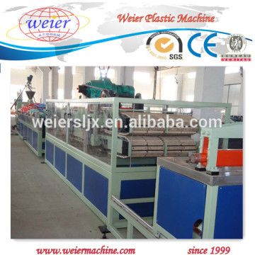 wood plastic composite wpc door production line