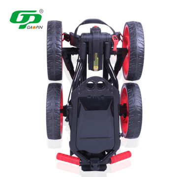 4 ruedas Golf Push Push Cart Carrito de golf Paraguas