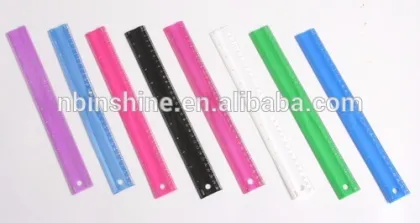 Colorful plastic ruler,school stationery