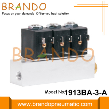 1/8'' 1/4'' Manifold Mount Aluminum Alloy Solenoid Valve