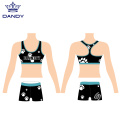 Sublimation cheer sport bra and short