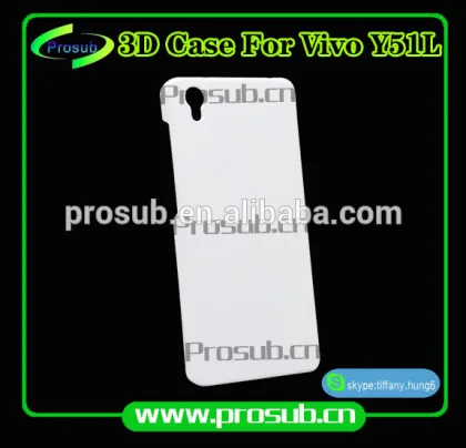 3d sublimation diy blank cell phone case cover skin for Prosub--VIVO Y51L