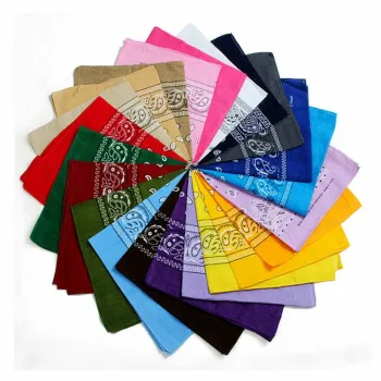 Paisley Pattern Square Cotton Bandana