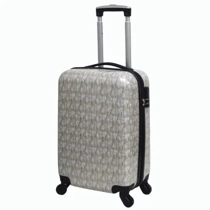 Pc Printing Luggage with shiny film