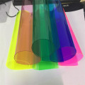 Colorful PVC rolls for folding plastic box