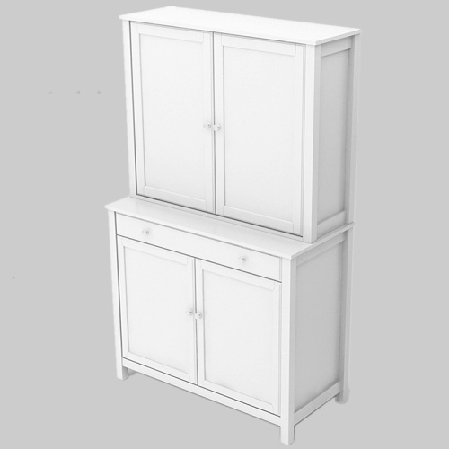 Vente chaude grande armoire à huche avec 4 portes