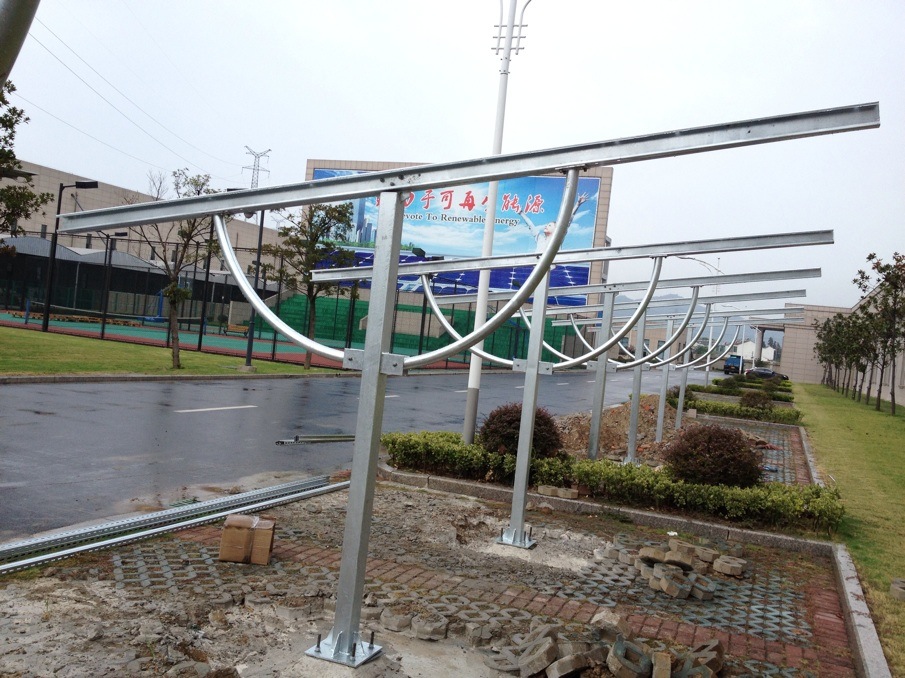 Steel galvanized adjustable PV solar mounting structures