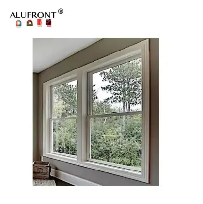 ALUFRONT Anti-Theft Aluminum Doors and Windows: Customized Double Hung Windows - Guangzhou Factory