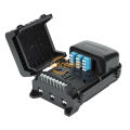 กล่องกระจายไฟเบอร์กลางแจ้งพร้อม 16 พอร์ตอะแดปเตอร์ LC DX