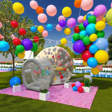 10FT Commercial Bubble Tent for Party Balloons & Inflatables Decorations
