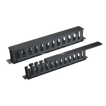 Plastic 1u 12 Ring Cable Management