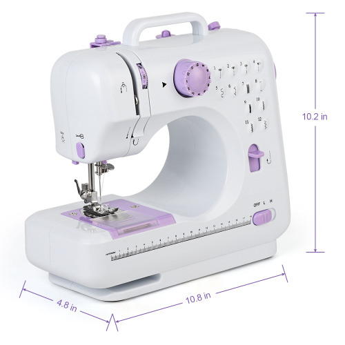 Mini máquinas de costura de hogares funcionales para principiantes