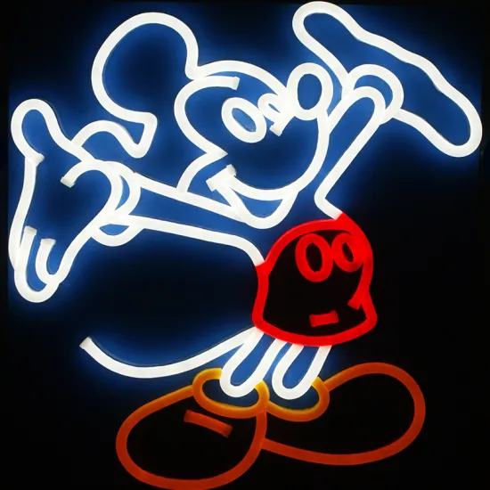 MICKEY MOUSE HOME DECORATION NEON SIGN