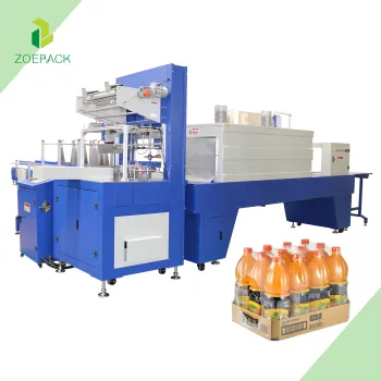 High Quality Automatic Heat Shrink Film Wrapping Machine for Bottles, Jars, and Cans