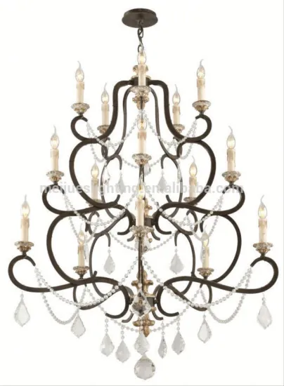 Low Price 3 tier acrylic crystals chandelier bohemia ring