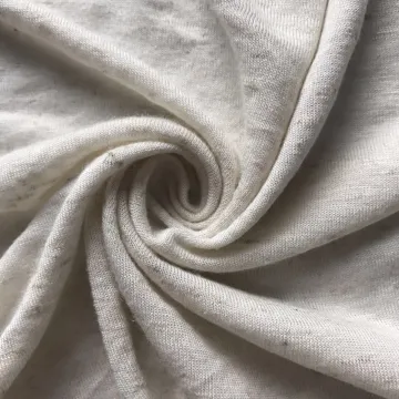 Rayon linen blended knitted fabric