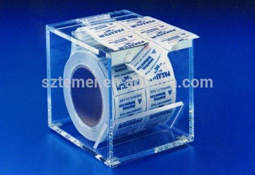 Clear Acrylic Parafilm Dispenser and Cutter for 4" Wide Film