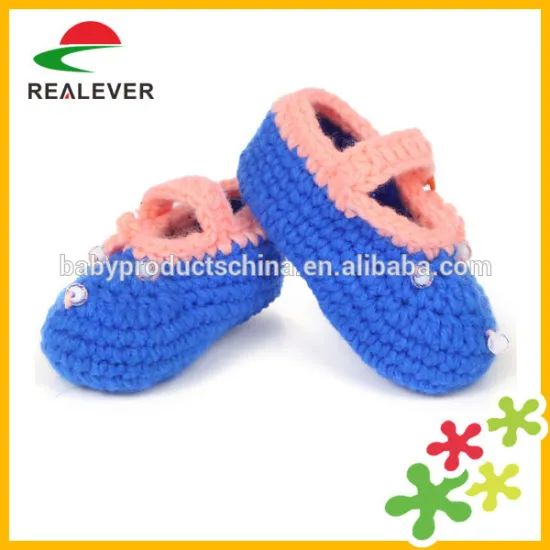 Branded high quality soft sole hand baby winter shoes