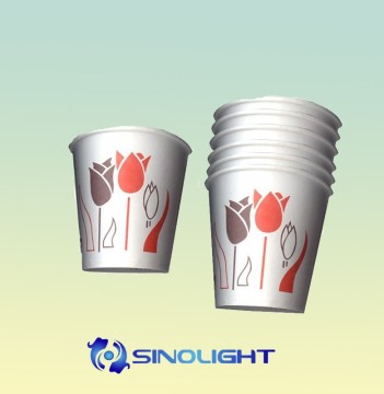 Custom printed single/double beautiful paper cup 4c/0c printing paper cup