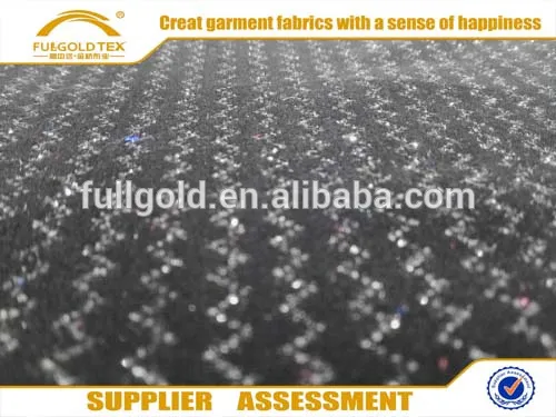 Best Quality Spun Velvet Fabric With Customized Metallic