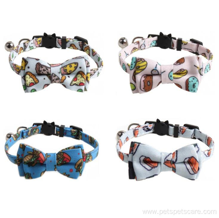 Friendly Cute Cloth Pet Cat Bow Tie Collar