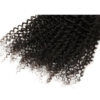 Curly Weave Human Hair Afro Kinky Curly Clip in Hair Extensions/Kinky Curly Virgin Hair