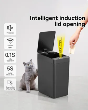 Automatic ABS Induction Bathroom Trash Can