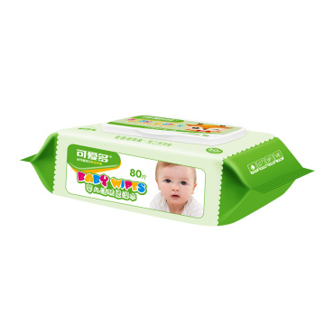 Bio -Spülenbabywischtücher biologische biologische Babys