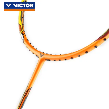 Original Victor Pro Hypernano Hx-60h Badminton Racket Carbon High Quality Highest 35 Pounds Badminton Racquet Sports