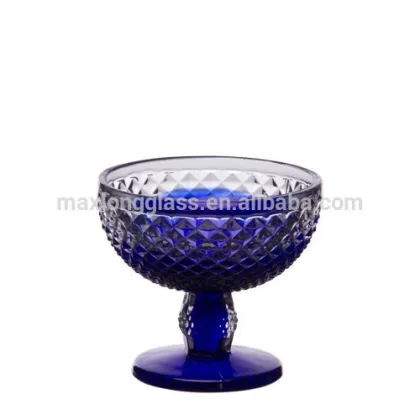 Ice Cream bowl with blue color decoration