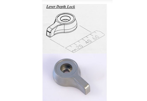 Lever Depth Lock for Power Tool