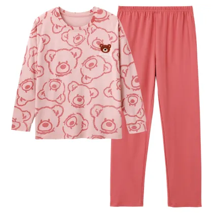 Couple pajamas cotton two-piece set